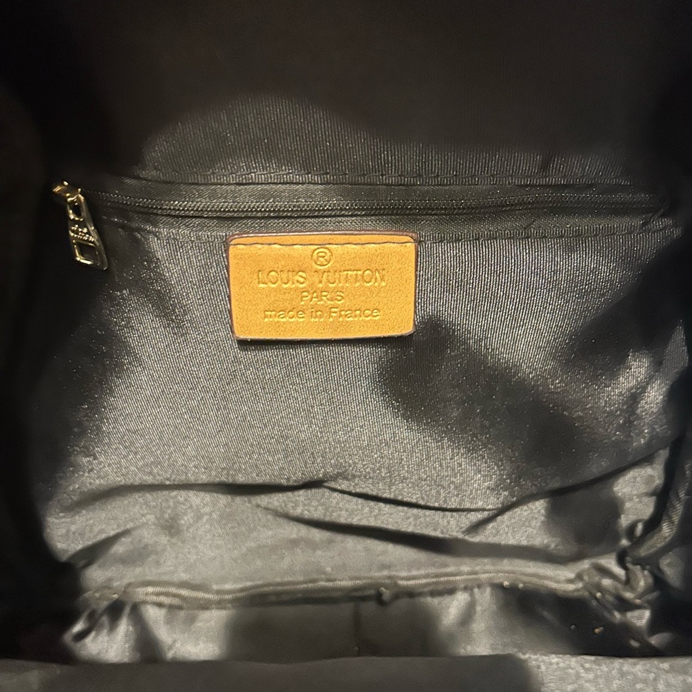 Luxury Inspired Brown Monogram Backpack Gold Hard… - image 10